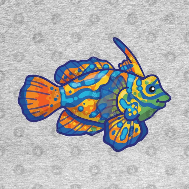 Mandarinfish by bytesizetreasure